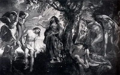 The Baptism of Christ Peter Paul Rubens